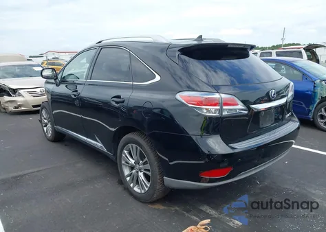 2013 Lexus Rx 450H из США, поврежденный, VIN JTJBC1BA1D2443504